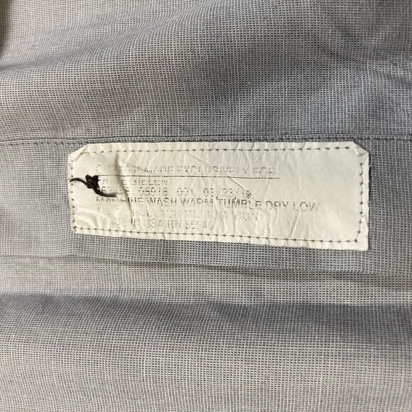 Tom James Dress Shirt (Men’s Size XL) • Customized • Button Up • Blue • EUC - Picture 5 of 6